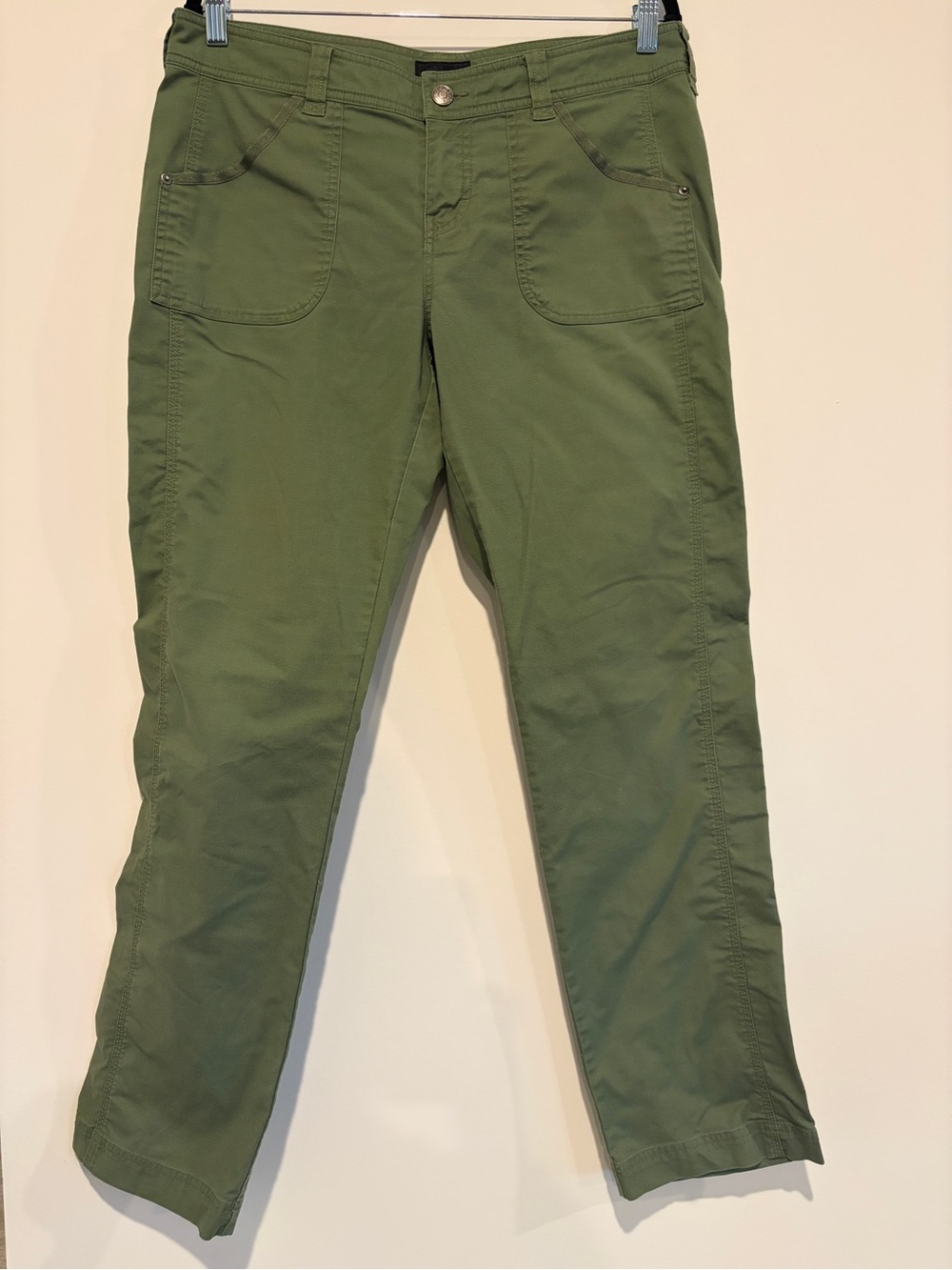 Marmot Women's Olive Green Cotton Blend Hiking Camping Utility Pants Size 10